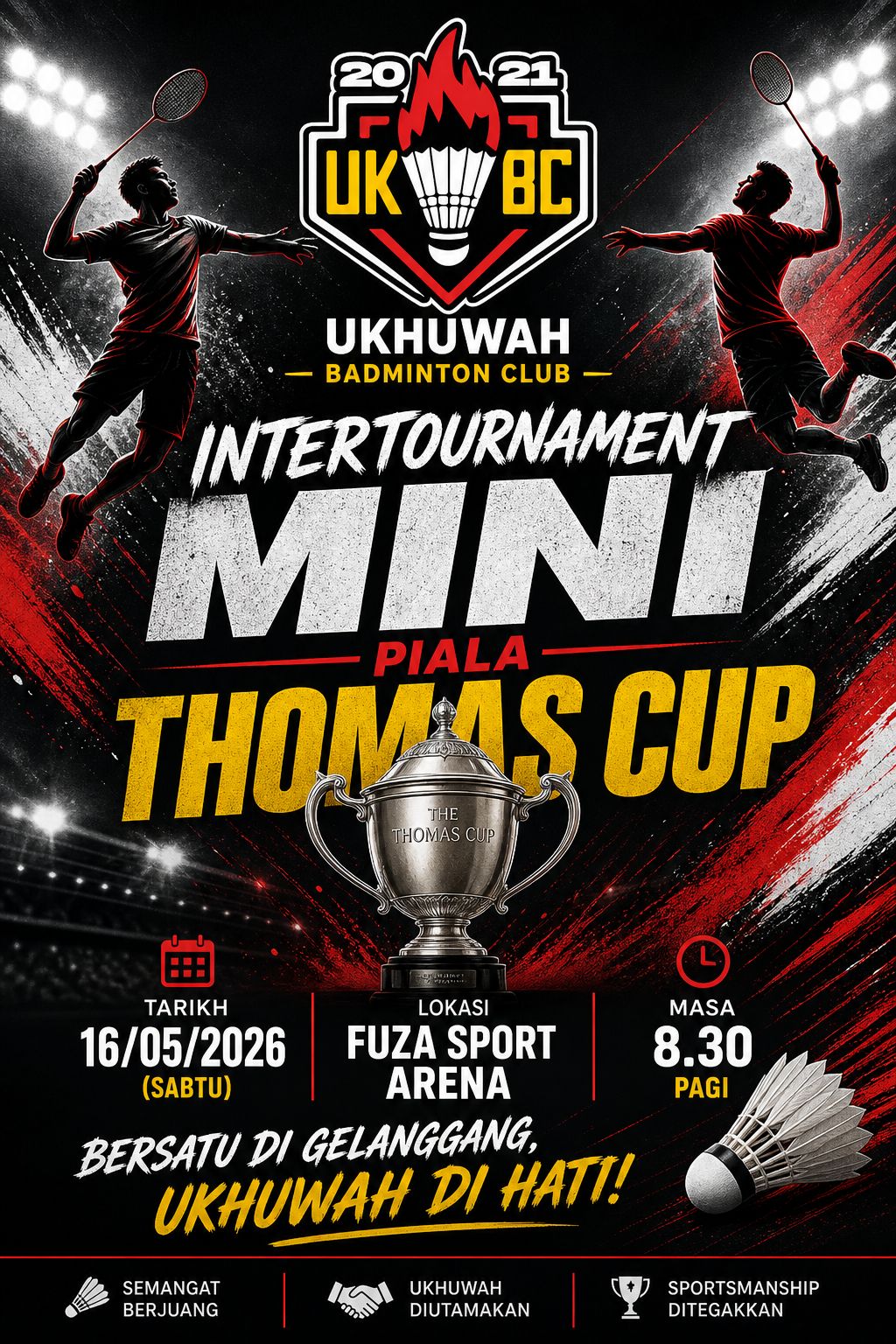 Poster Intertournament Mini Piala Thomas Cup
